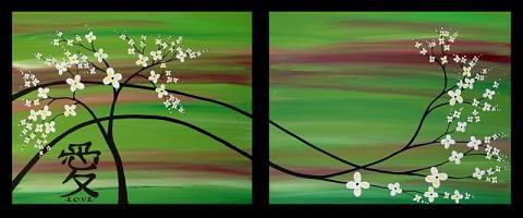 Dafen Oil Painting on canvas flower -set126